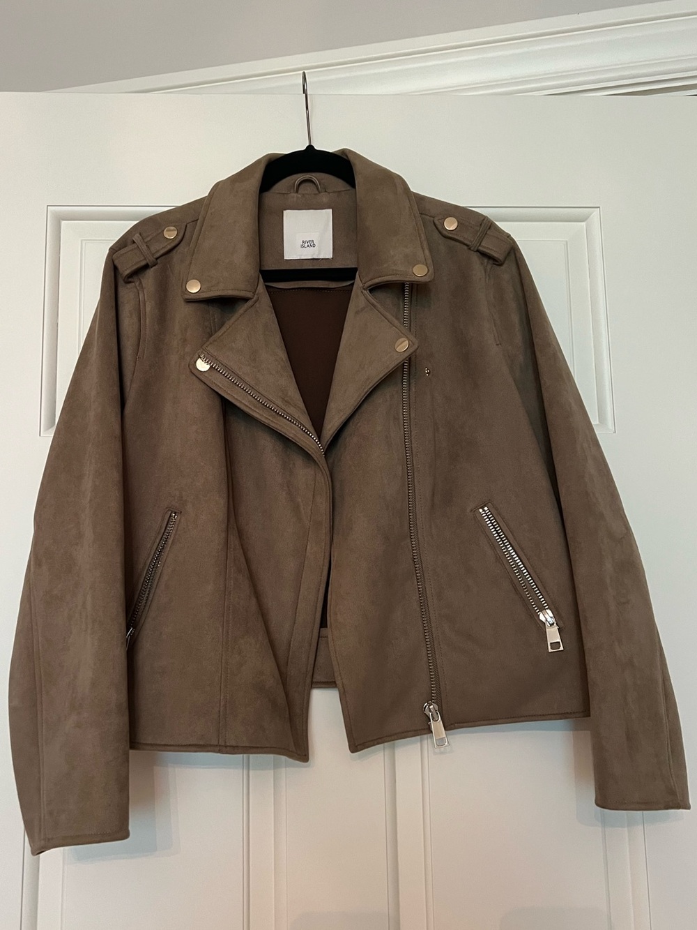 River Island Faux Suede Jacket
